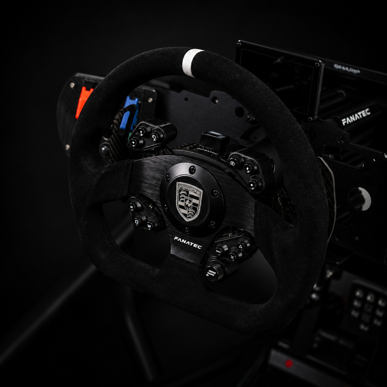 Engraved SimWheel Horn Button
