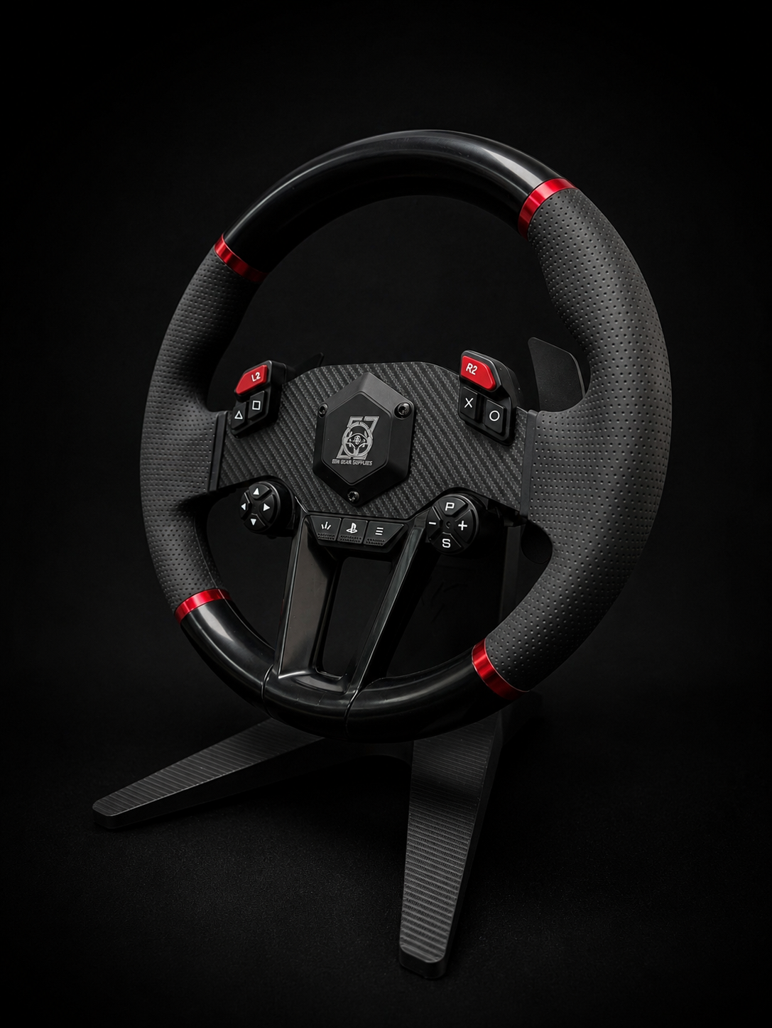 Thrustmaster T598 Custom Engraved SimWheel Horn Button