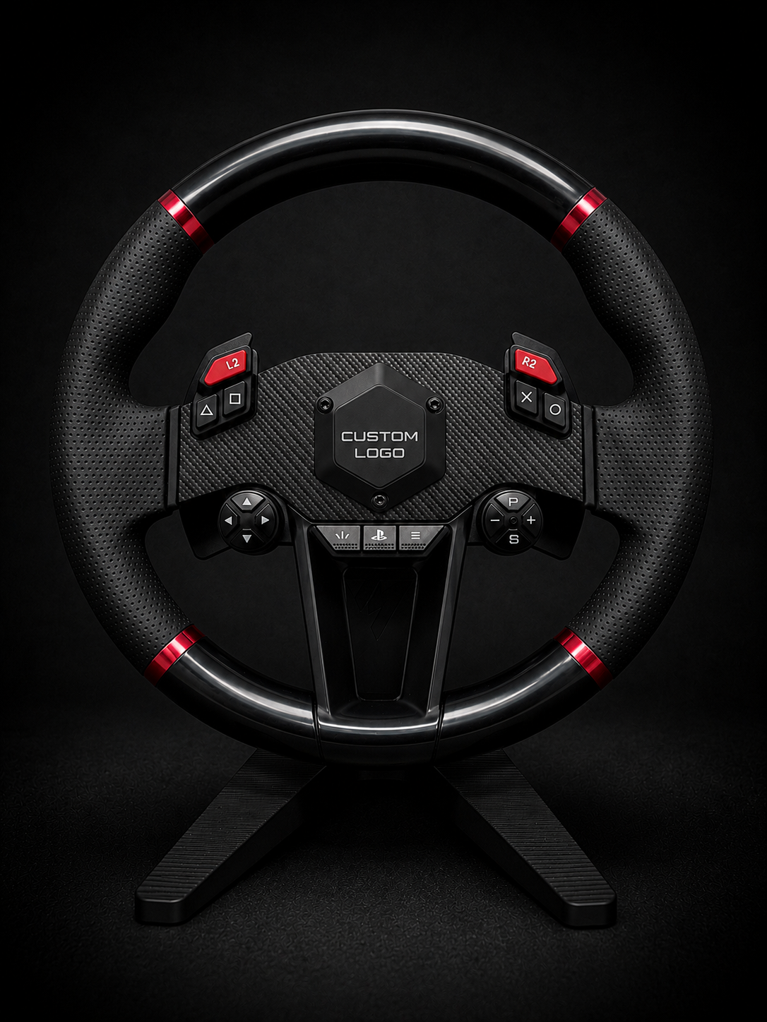 Thrustmaster T598 Custom Engraved SimWheel Horn Button
